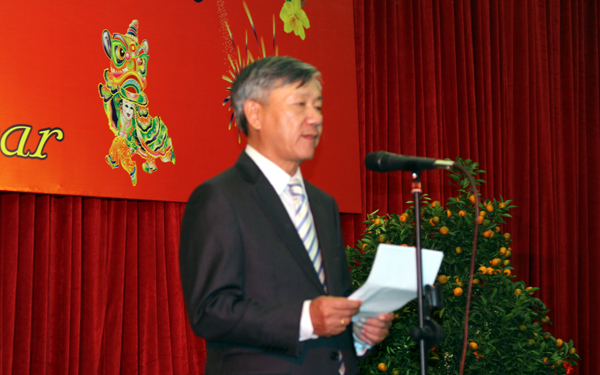 ສະຖານທູດຫວຽດນາມ ປະຈຳລາວ ຈັດງານລ້ຽງ ເນື່ອງໃນໂອກາດປີໃໝ່ປະຈຳຊາດ ປີມະແມ 2015